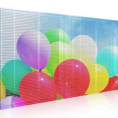 China Transparent Led Screen Indoor / Outdoor Transparent LED Video Wall for sale