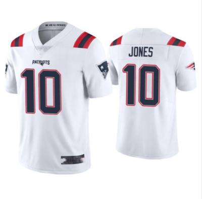 China 2022 Antibacterial New Style Wholesale Best Quality Customize Cheap New England Stitched American Football Jerseys 10 Jones 1 Newton for sale