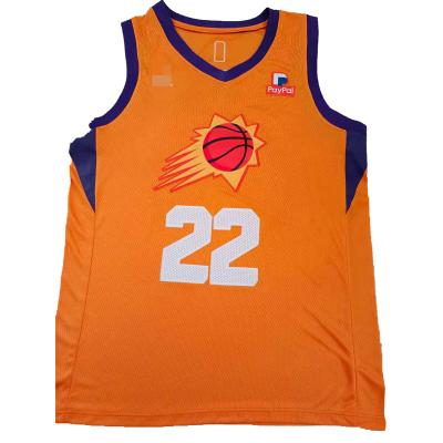 China High Quality Sports Mesh Basketball Various Style Basketball Embroidered New Season Basketball Uniforms Wear Basketball 22 for sale