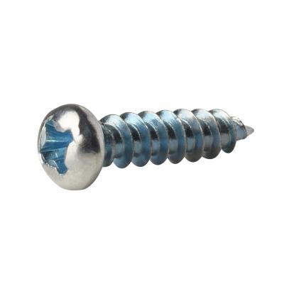 China DIN 7981 Cross Recessed Pan Head Self Tapping Screws Plain Dacromet Galvanization for sale