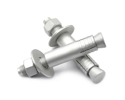 China Mechanical Expansion Anchor Bolt Stainless Steel M20 Through Bolt for sale