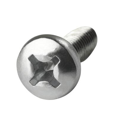 China DIN7500 CE Carbon / Stainless Steel Taptite Screws Cross Recessed Pan Head Thread Rolling Screws for sale