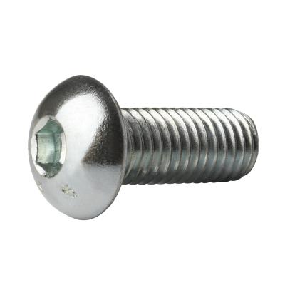 China Round Head Screw Fasteners ISO DIN EN 7380 SS304 SS316 Button Socket Cap Head Screw for sale