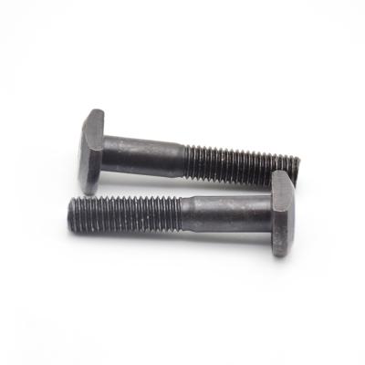 China Polished Surface Carbon Steel 35K Plain T Slot Bolts M8 Class 8.8 for sale