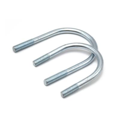 China Carbon Steel 35K Stainless Steel SUS304 U Bolt Screw Pipe U Clamp Galvanizing Polishing for sale