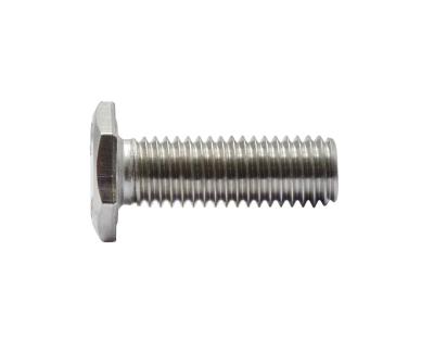 China Thin SUS304 Stainless Steel Hex Head Bolts Full Threaded Polishing M10*30 for sale