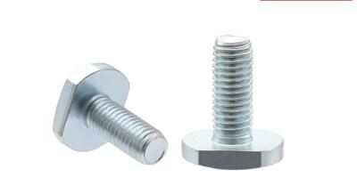 China Zinc Plated T Slot Bolts Class 4.8 8.8 Carbon Steel Q195 / 35K for sale