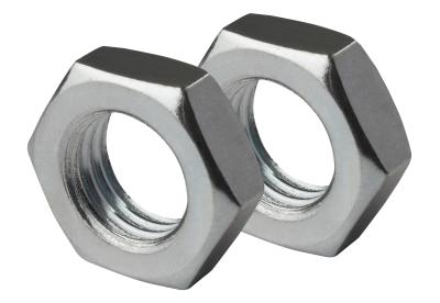 China DIN936 EN ISO 4035 Hexagon Thin Nuts Carbon Steel 35K Galvanization Class 8 for sale