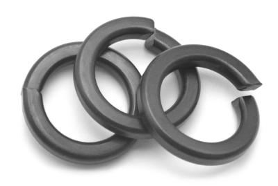 China Carbon Steel Blacked Spring Lock Washers DIN 127 With Square Ends - B Type for sale