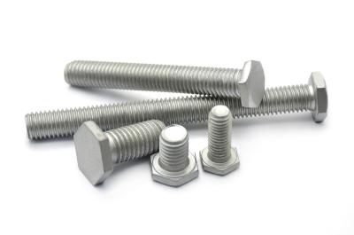 Chine M8*20 Fasteners non standard acier au carbone Dacromètre mince boulon à tête hexagonale à vendre