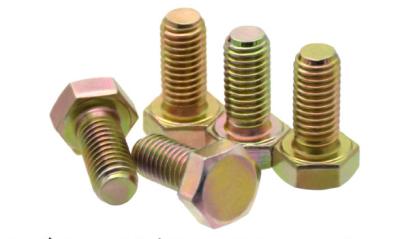 China DIN961 EN ISO8676 Zinc Plated Hexagon Head Bolts Grade 4.8 / 6.8 / 8.8 With Fine Pitch Thread for sale