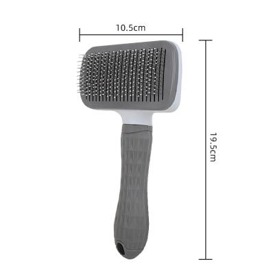 China Stored Dog Hair Removal Comb Cat Comb Teddy Bear Needle Cleaner Comb To Remove Hair Knot Floating Brush for sale