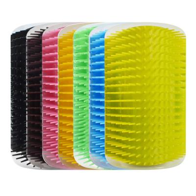 China Multifunctional Dogs Cat Massage Comb, Self Grooming Corner Comb Toy Multiple Colors To Choose From for sale