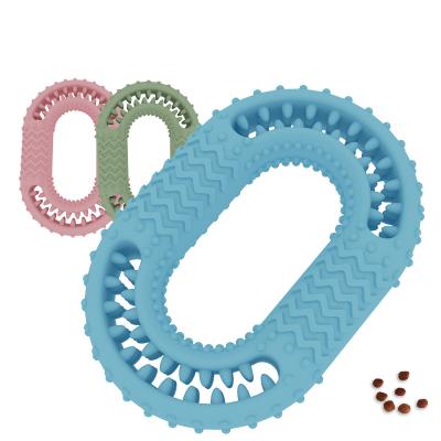 China Pet Supplies Stocked Molar Toys TPR Sharp O Ring Biting Dog Toys for sale