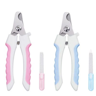 China Stocked Stabilized Stainless Steel Pet Nail Clippers Pet Foods For Cats And Dogs for sale