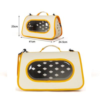 China Stocked Cat Bag Fashion Hang Color Pet Bag Pet Outlet High Value Handbag for sale