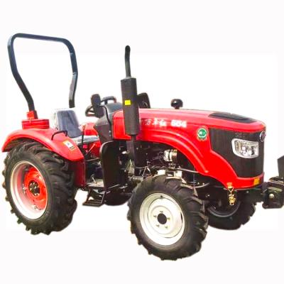 China Cultivates small single-cylinder four-wheel tractor maker, multi-function four-wheel drive cultivator 404/504 wheeled tractor for sale