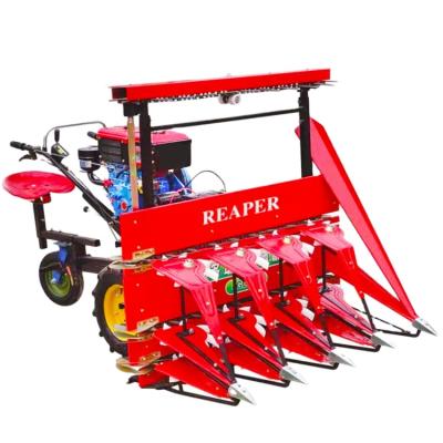 China Peanut Walking Tractor Multifunctional Automatic Reaper Mini Rice Wheat Harvester New Combine Harvester Price for sale