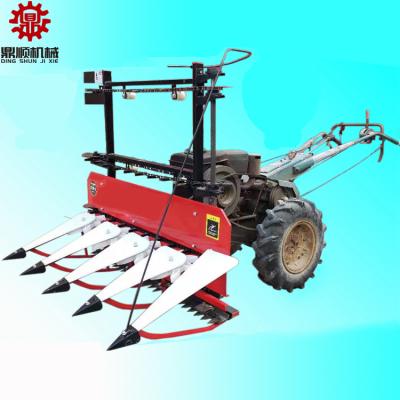 China Universal rice gasoline/diesel rake, hand push millet, rice harvester, self-propelled corn stalk harvester for sale