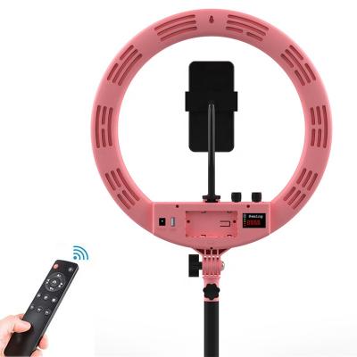 China Visual Shooting Tik Tok Ring Light LED Selfie Ring Light Studio Photographic Lighting 14 Inch for sale