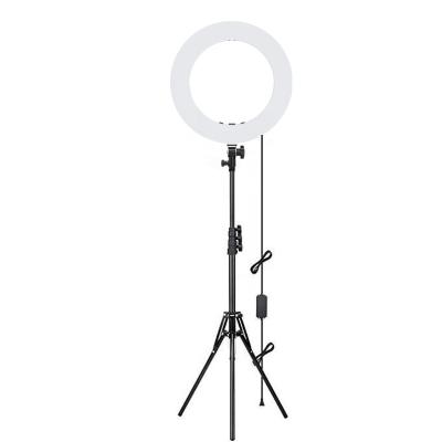 China Selfie Ring Light With Tripod Stand Current Live Beauty Makeup 18inch LED Selfie Ring Facial Light SM1881 for sale