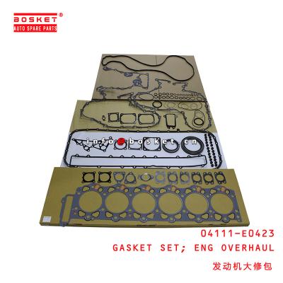 China 04111-E0423 Hino Truck Parts E13C Engine Overhaul Gasket Set for sale