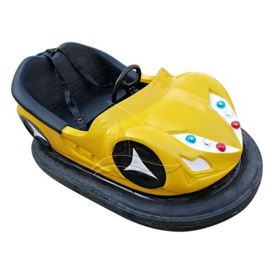 China Fiberglass Amusement Park Rides Indoor Outdoor China Factory Electric Cars Yellow Battery Bumper Car For Sale for sale