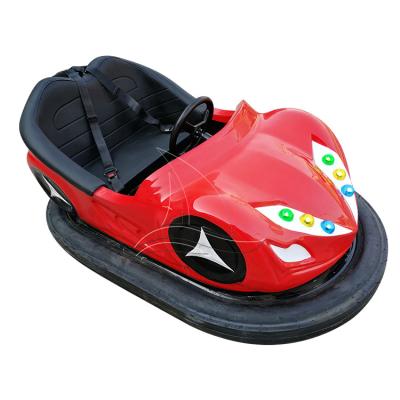 China Fiberglass Kid Adult Amusement Park Rides Electric Cars Red Outdoor Battery Bumper Car For Sale for sale