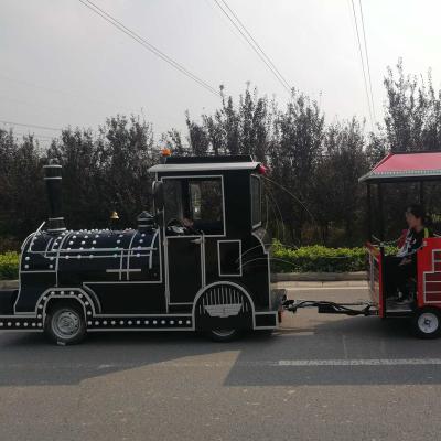 China China Factory Amusement Park Amusement Equipment Shopping Mall High Quality Steel Guided Trackless Train en venta