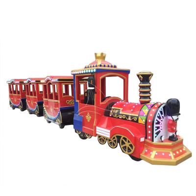 China Indoor Outdoor Adult Children Attractive Electric Crown Theme Park+museum+game Mall Theme Park+museum+game Center Tourist Train For Sale en venta