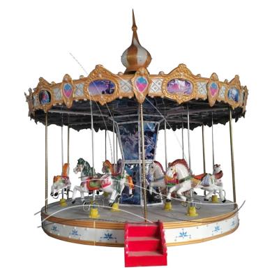 China Luxury Commercial Vintage Kids Carousel Custom Fiberglass Themed Carousel For Sale for sale