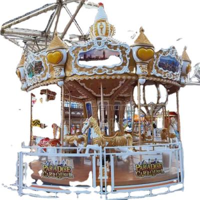 China Luxury amusement park rides kids high quality indoor outdoor carousel for sale for sale