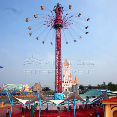 Κίνα China Supplier Park Equipment Steel Flying Swing Rides Exciting And Amusement Flying Tower Rides προς πώληση