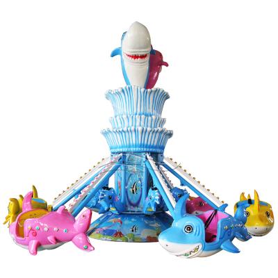 China Hot Selling Amusement Park Indoor and Outdoor Entertainment Self-control Swing Cool Shark Amusement Flat Equipm Steel for sale