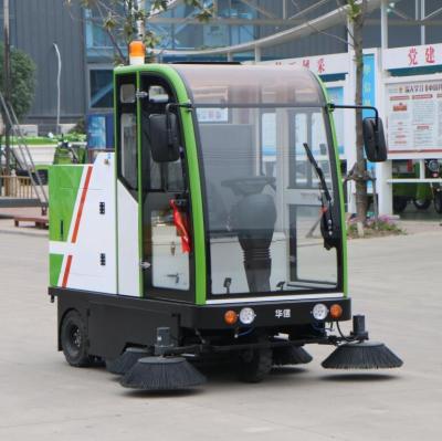 China Hotels Full Enclosed Automatic Cab Lathe On Factory, Warehouse, Park Airport, Train Station Floor Sweeper Machine for sale