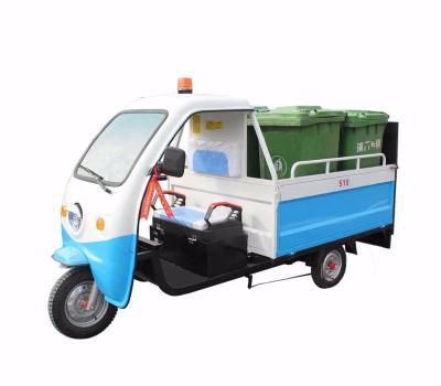 China Hot Sales 1000L Electric Automatic Garbage Truck Tricycle Use For Carry On Garden Clean Up 3100*1375*1780 for sale