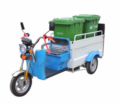 China Electric Garbage Tricycle With 2 Bins For Garbage Collection 2720*1000*1380 for sale