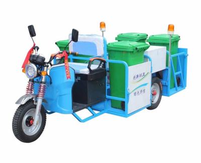 China 48V/120Ah Cargo Garbage Waste Cleaning Electric Tricycle With Garbage Bins for sale