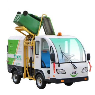 China Newest Hotel Garbage Transport Electric Side Dump Truck Garbage Loading Tipper Truck For Sale for sale