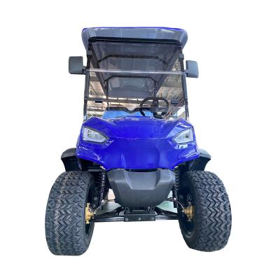 China Golf Set 4 Wheel 2 4 6 2000w Chinese Seater With Canopy Chasing Battery Powered Golf Cart For Beach for sale