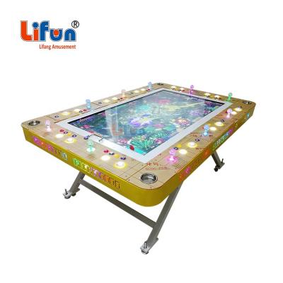 China High Profit Factory Wholesale 8 Player Fire Kirin Gambling Game Fish Tables 55 Inch Folding Cabinet Profit Casino Game Machine for sale