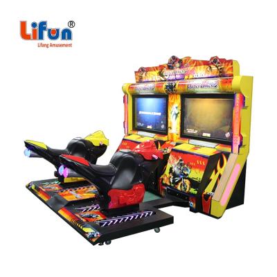 China Metal + Plastic Base Coin Operated Twin Race Arcade Game Player Engine Machine for sale