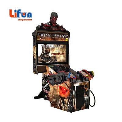 China Guangzhou Factory Wholesale Metal/Fiberglass Hi Arcade Machine For Game 42 Inch Gun Shooting Simulator Terminator Center for sale