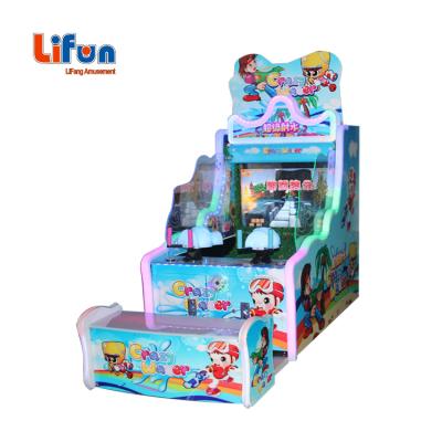 China Metal / Plastic Coin Operate Redemption Arcade Game Crazy Water Shooting Game Machine for sale