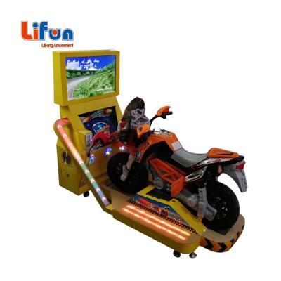 China Hot Sales Kids Arcade Simulator Coin Operated Motorcycle Racing Game Machine D133*W70*H109cm for sale