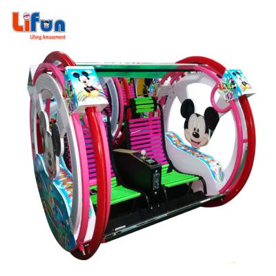 China Acrylic+Metal 360 Degree Electric Square Balance Rotation Car Rides for sale