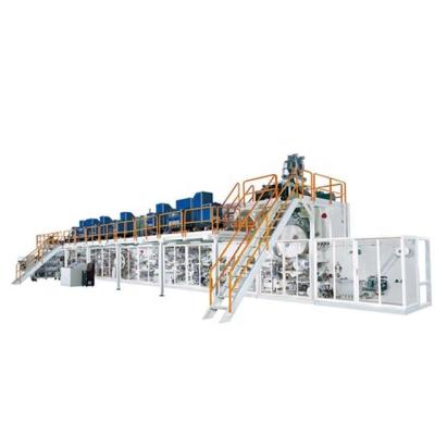 China Commodity Processing Plant Fully automatic baby diaper production line making machine for sale