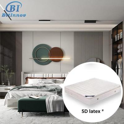 China Removable Cover Bitinnov 5D Latex 200*180*25cm Free Sample Luxury hotel double size mattress roll up latex mattress for sale