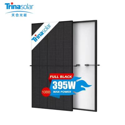 China Factory direct sales 1000w glass mono solar panel PV TSM-DE09.05 395w Perc Monocrystalline For Balcony Power home solar system commercial factory for sale