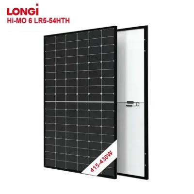 China 2023 Newest Technology Longi A Grade Solar Photovoltaic Panels Half Cells 415w 420w 425w 430w Ultra-thin Solar Panel 182mm*182mm for sale